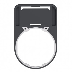 Harmony - porte étiquette affleurant - pour têtes affleurantes - 40x60 - ZBZF33 Schneider Electric