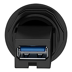 Harmony XB5 - prise USB 3.0 A-A - Ø22 - XB5PUSB3 Schneider Electric