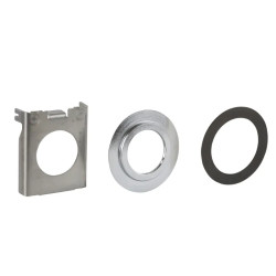 Harmony - Kit poussoir metallique d ia 30 a dia 22 - ZB4BZ012 Schneider Electric