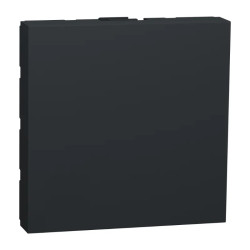 Unica - obturateur - 2 modules - Anthracite - mécanisme seul - NU986654 Schneider Electric