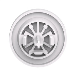 Harmony - capsule pour bouton poussoir - lisse - Ø22 - blanc - ZBAF1 Schneider Electric