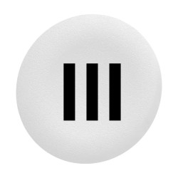 capsule BP flush 'III' blanc - ZBAF137 Schneider Electric