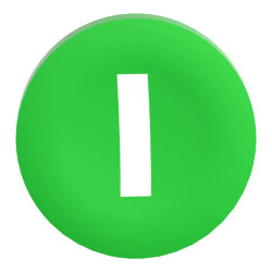 capsule BP flush 'I' vert - ZBAF331 Schneider Electric