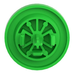 capsule BP flush 'I' vert - ZBAF331 Schneider Electric