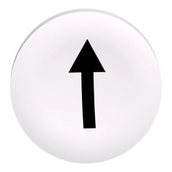 capsule BP flush flèche blanc - ZBAF334 Schneider Electric