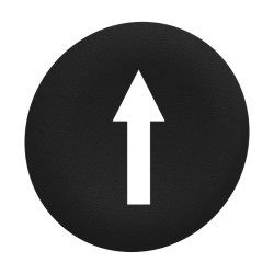 capsule BP flush flèche noir - ZBAF335 Schneider Electric