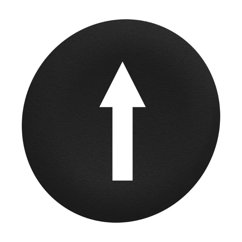 capsule BP flush flèche noir - ZBAF335 Schneider Electric