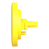 Harmony - capsule pour bouton poussoir - lisse - Ø22 - jaune - ZBAF5 Schneider Electric
