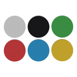 Harmony - capsule pour bouton poussoir - lisse - Ø22 - 6 couleurs - ZBAF9 Schneider Electric