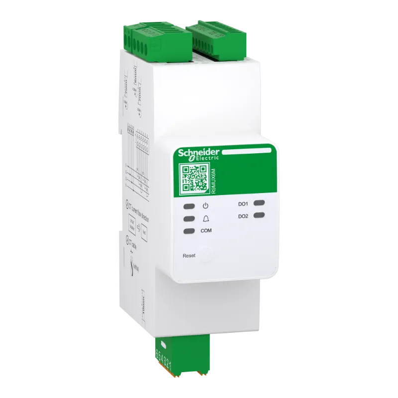 Resi9 KNX - Compteur d'énergie pour 2 circuits triphasés - R9MUX6M Schneider Electric