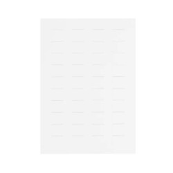 Harmony - planche de 40 étiquettes 18x27 prédécoupées - ZBY5100 Schneider Electric