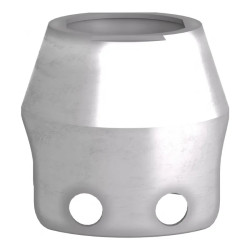 Harmony garde pour coup de poing Ø 40 et unité Ø22 mm - chromé - ZBZ1600 Schneider Electric