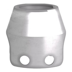 Harmony garde pour coup de poing Ø 40 et unité Ø22 mm - chromé - ZBZ1600 Schneider Electric