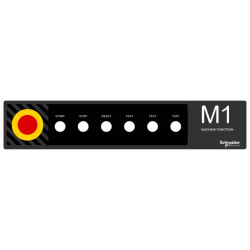 Harmony - plastron 500x100 - personnalisé via configurateur - ZBYLECUST09 Schneider Electric