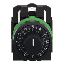 Harmony XB5 - tête + embase potentiomètre - Ø22 - axe Ø6,35mm - ZB5AD922 Schneider Electric