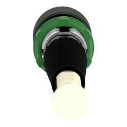 Harmony XB4 - bouton poussoir réarmement - Ø22 - course 6/16mm - noir - XB4BA821 Schneider Electric