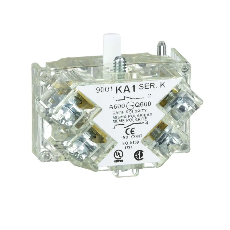 Harmony 9001K - bloc contact pour bouton - Ø30 - 1OF bornes protégées - 9001KA1 Schneider Electric