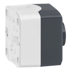 Harmony boite - 1 bouton poussoir vert affleurant Ø22 - 1F - Start - XALD103 Schneider Electric