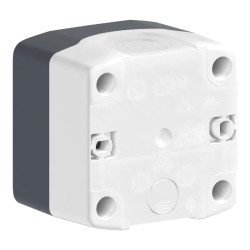 Harmony boite - 1 bouton poussoir rouge affleurant Ø22 - 1O - O - XALD112 Schneider Electric