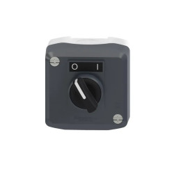 Harmony boite - 1 bouton tournant Ø22 à manette - 1F - XALD134 Schneider Electric