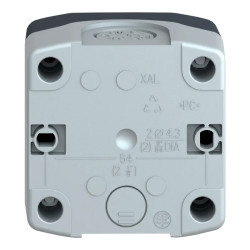 Harmony boite - 1 bouton tournant Ø22 à clé - 1F - XALD142 Schneider Electric