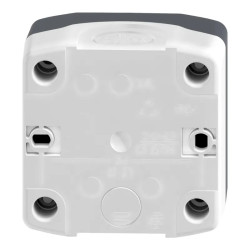 Harmony boite - 1 bouton tournant Ø22 à clé - 1F - XALD144 Schneider Electric