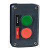 Harmony boite - 2 boutons poussoirs Ø22 - vert /rouge - XALD211 Schneider Electric