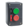 Harmony boite - 2 boutons poussoirs Ø22 - vert /rouge - XALD211H29 Schneider Electric