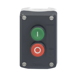 Harmony boite - 2 boutons poussoirs Ø22 - vert /rouge - XALD213 Schneider Electric