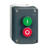 Harmony boite - 2 boutons poussoirs Ø22 - vert /rouge dépassant - XALD214 Schneider Electric