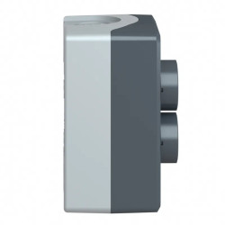 Harmony boite - 2 boutons poussoirs Ø22 - vert /rouge - XALD224 Schneider Electric