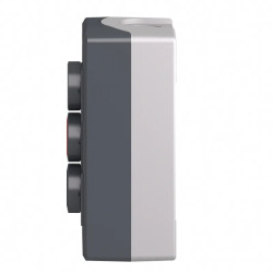 Harmony boite - 3 boutons poussoirs Ø22 - blanc /rouge /noir - XALD325 Schneider Electric