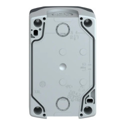 Harmony XAL - boite 2 trous Ø22 - couvercle gris foncé - fond gris clair - XALD02 Schneider Electric