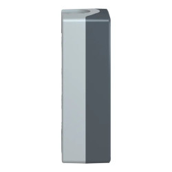Harmony XAL - boite 4 trous Ø22 - couvercle gris foncé - fond gris clair - XALD04 Schneider Electric