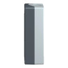 Harmony XAL - boite 4 trous Ø22 - couvercle gris foncé - fond gris clair - XALD04 Schneider Electric