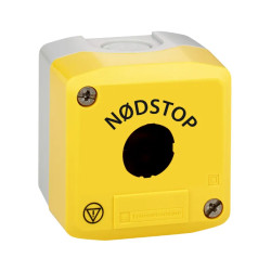 Harmony - Boite vide 1 bouton jaune marquage speci - XALK01TH26 Schneider Electric