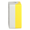 Harmony boite - 2 trous - couvercle jaune - fond gris clair - XALK02 Schneider Electric