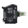 Bloc lum. boîte LED rouge 24V - ZALVB4M Schneider Electric