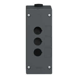 Harmony XALG - boîte à boutons vide - plastique - 3 perçages horizontaux - XALG03 Schneider Electric