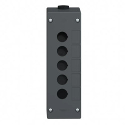 Harmony XALG - boîte à boutons vide - plastique - 5 perçages horizontaux - XALG05 Schneider Electric