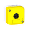 Harmony - Boite vide 1 trou dia 22mm couvercle jaune et fond gris clair - XALFK01 Schneider Electric