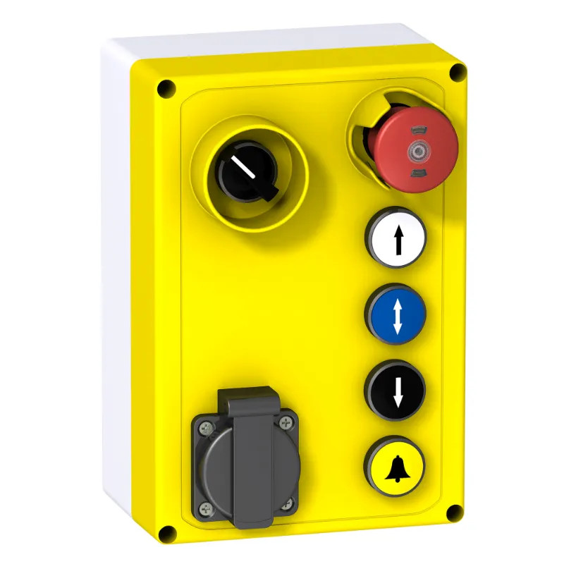 Harmony - Coffret jaune au en81, bpup, bpd updown , - XALFP6003E Schneider Electric