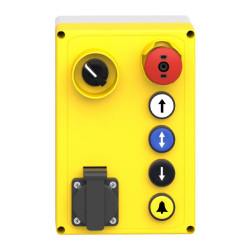 Harmony - Coffret jaune au en81, bpup, bpd updown , - XALFP6003E Schneider Electric