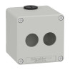Boite vide grise 2 trous 22mm - XAPD1502 Schneider Electric