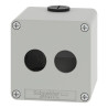 Boite vide grise 2 trous 22mm - XAPD1502 Schneider Electric