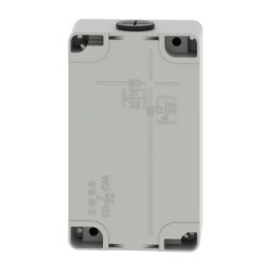 Boite métal vide grise - M20 x2 - non percée - 80x130x51,5 mm - UL cULus - XAPD21 Schneider Electric