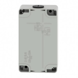 Boite vide grise 2 trous 22mm - XAPD2202 Schneider Electric