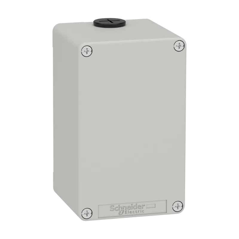 Boite métal vide grise - M20 x2 - non percée - 80x130x77 mm - UL cULus - XAPD24 Schneider Electric