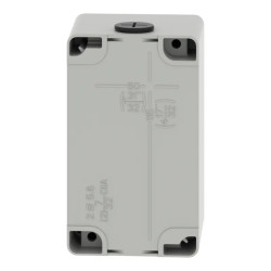 Boite vide grise 2 trous 22mm - XAPD2502 Schneider Electric