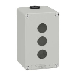 Boite vide grise 3 trous 22mm - XAPD2503 Schneider Electric